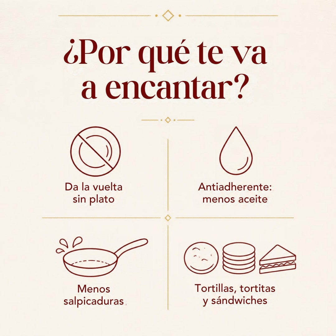 Por qué te va a encantar la sartén doble cara