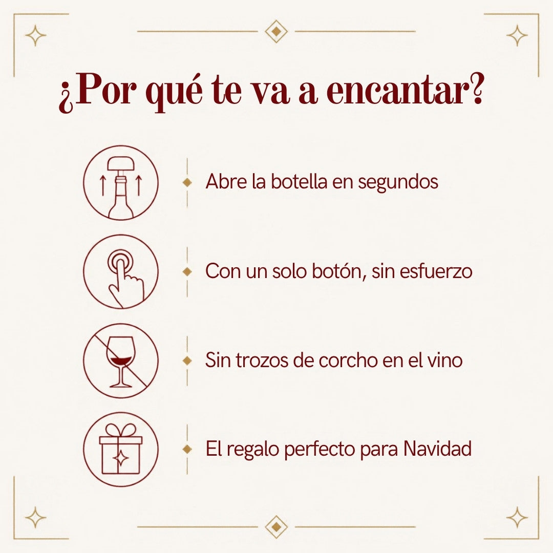 Por qué te va a encantar el sacacorchos eléctrico