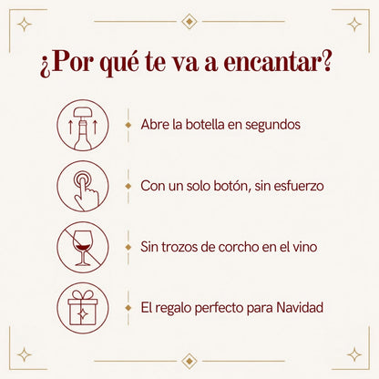 Por qué te va a encantar el sacacorchos eléctrico