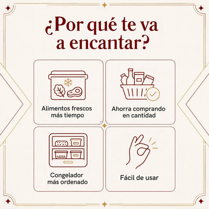 Por qué te va a encantar la envasadora al vacío