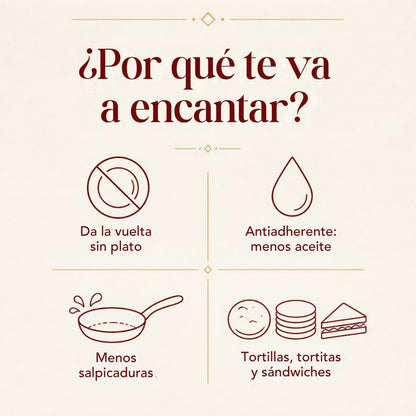 Por qué te va a encantar la sartén doble cara