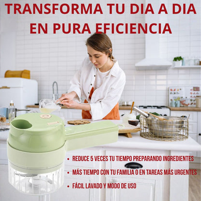Cortador eléctrico ShortCut - El Tiempo en la Cocina Nunca Ha sido tan Corto!