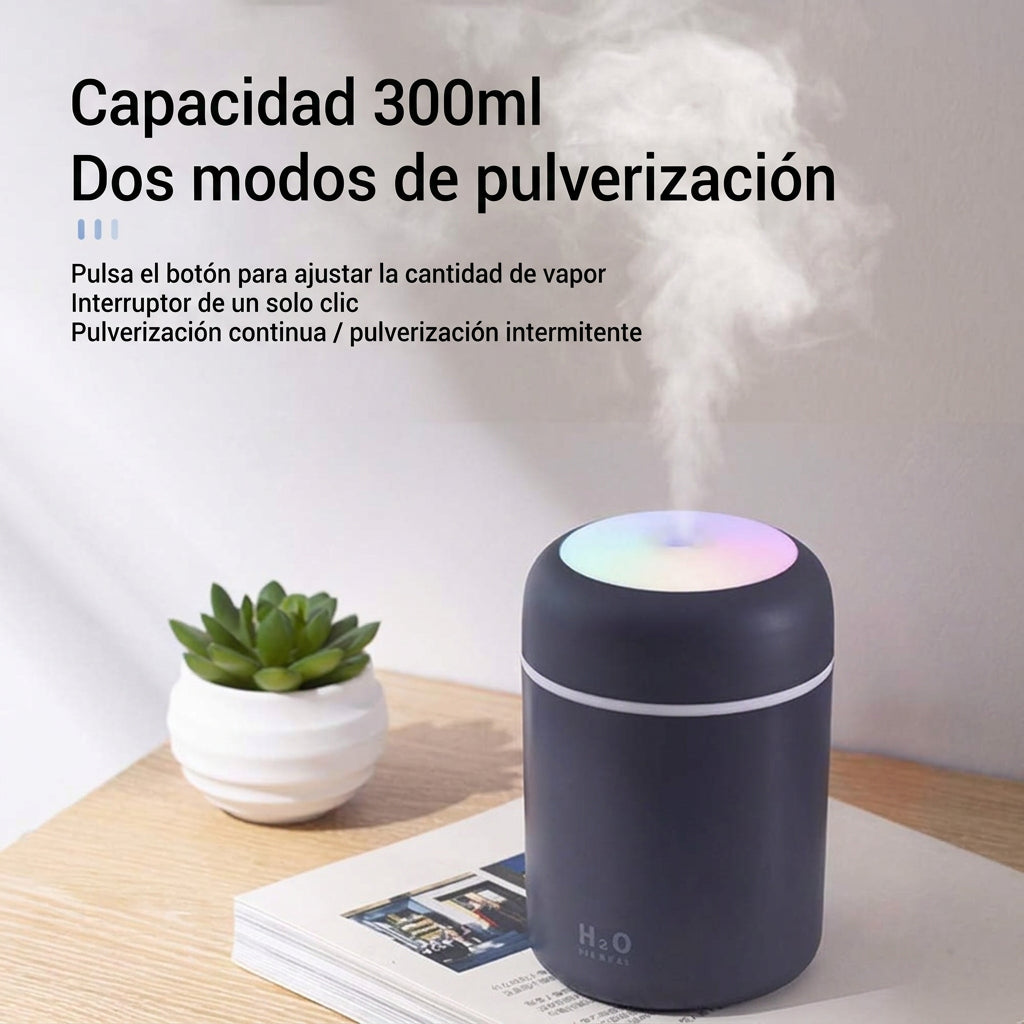 Humidificador LED - Negro
