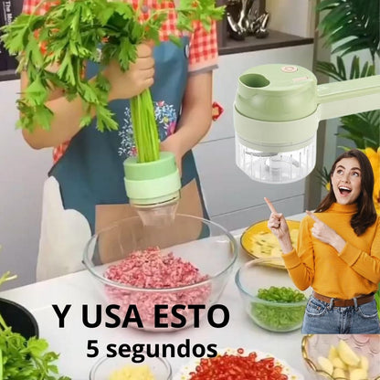 Cortador eléctrico ShortCut - El Tiempo en la Cocina Nunca Ha sido tan Corto!