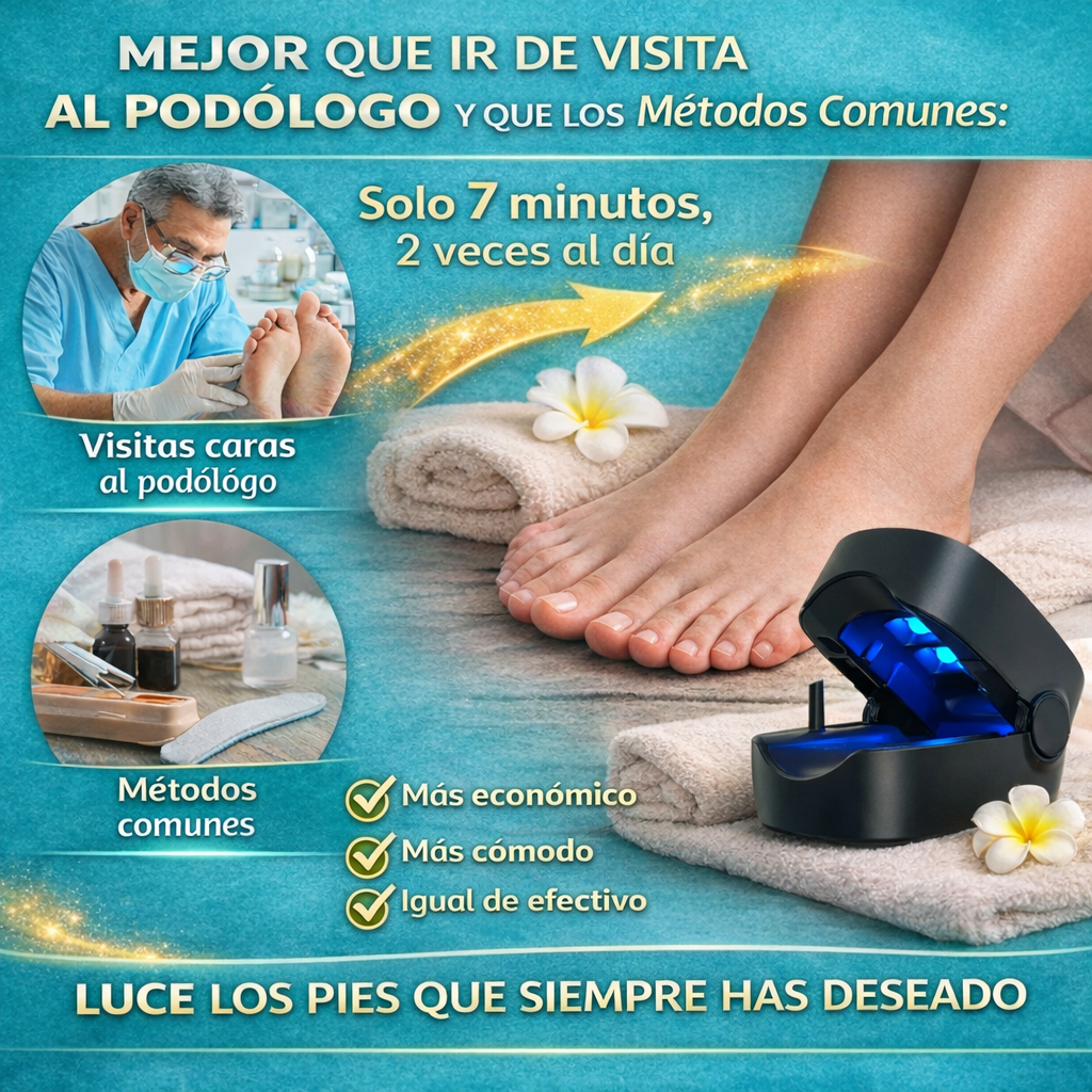 Vuelve a lucir tus pies sin vergüenza — Láser contra hongos en las uñas MONALEX