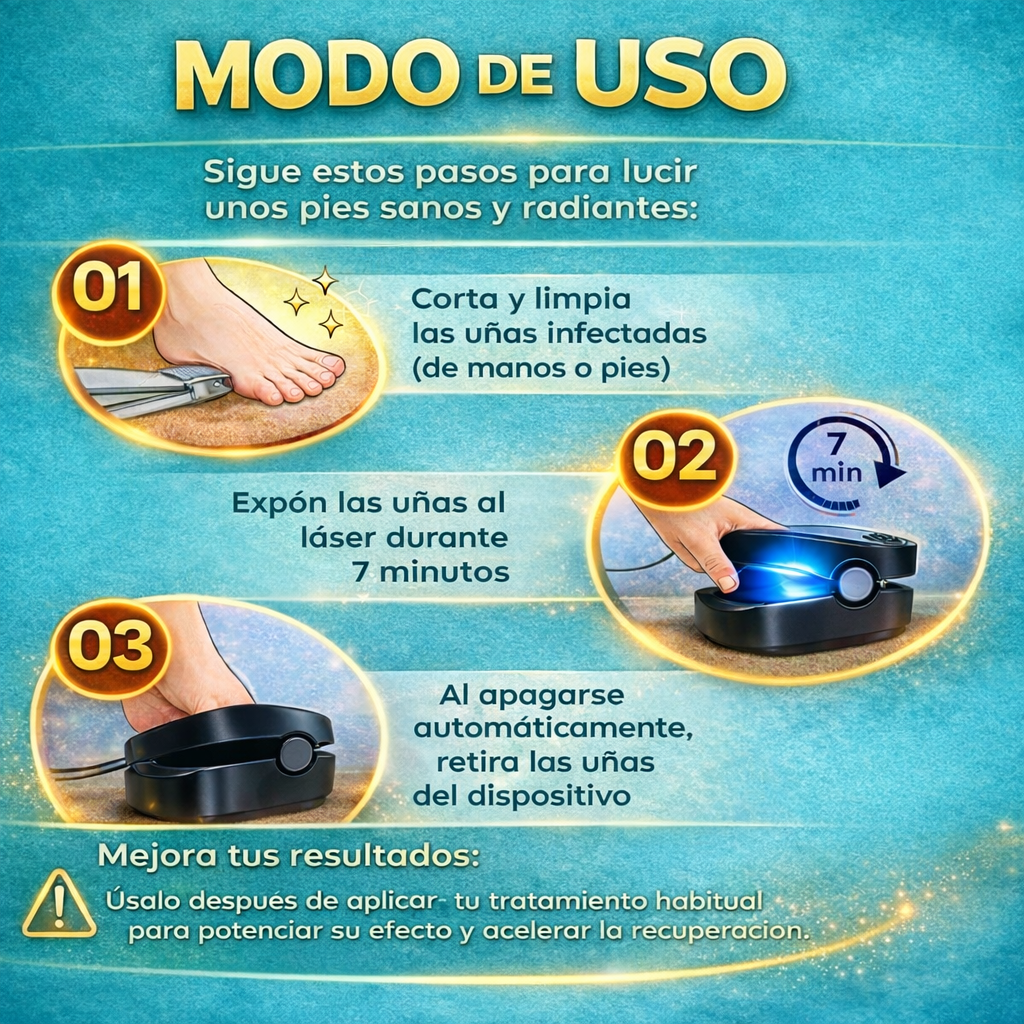 Vuelve a lucir tus pies sin vergüenza — Láser contra hongos en las uñas MONALEX