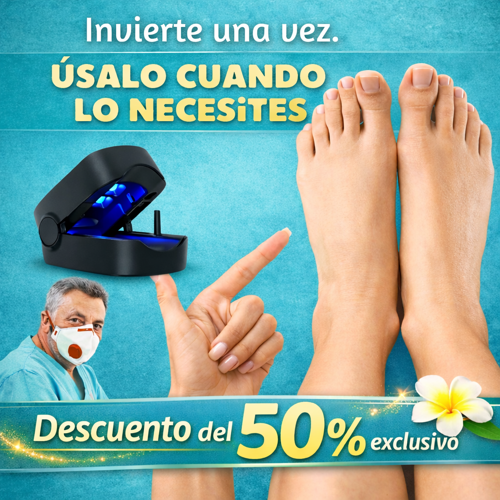 Vuelve a lucir tus pies sin vergüenza — Láser contra hongos en las uñas MONALEX